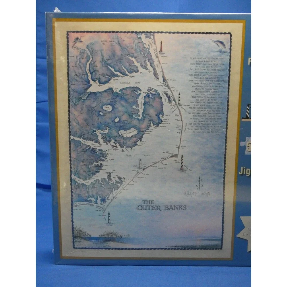 Heritage 550 Piece Jigsaw Puzzle Outer Banks Waterways Collection Terry Moore